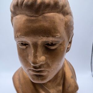 Elegant Brown Bust Sculpture